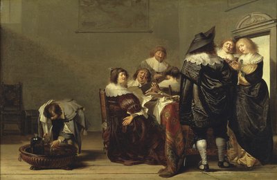 Compagnie faisant de la musique - Pieter Codde